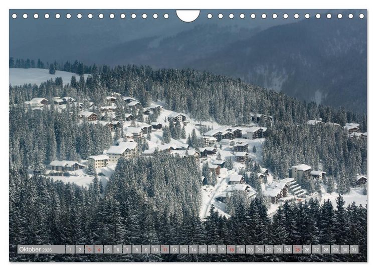 Produktbild: AROSA im Winter (Wandkalender 2026 DIN A4 quer), CALVENDO Monatskalender