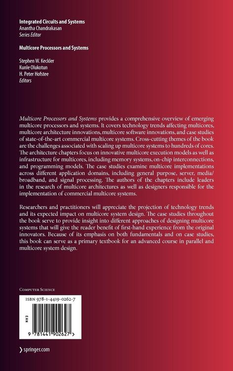Produktbild: Multicore Processors and Systems