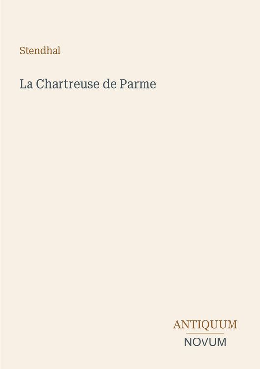 Produktbild: La Chartreuse de Parme