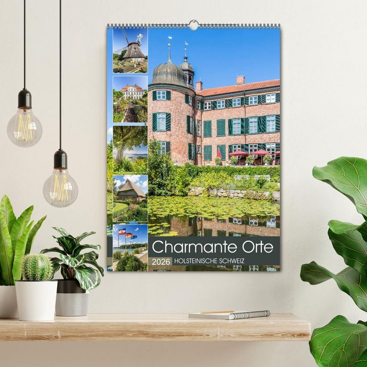 Produktbild: HOLSTEINISCHE SCHWEIZ Charmante Orte (Wandkalender 2026 DIN A2 hoch), CALVENDO Monatskalender