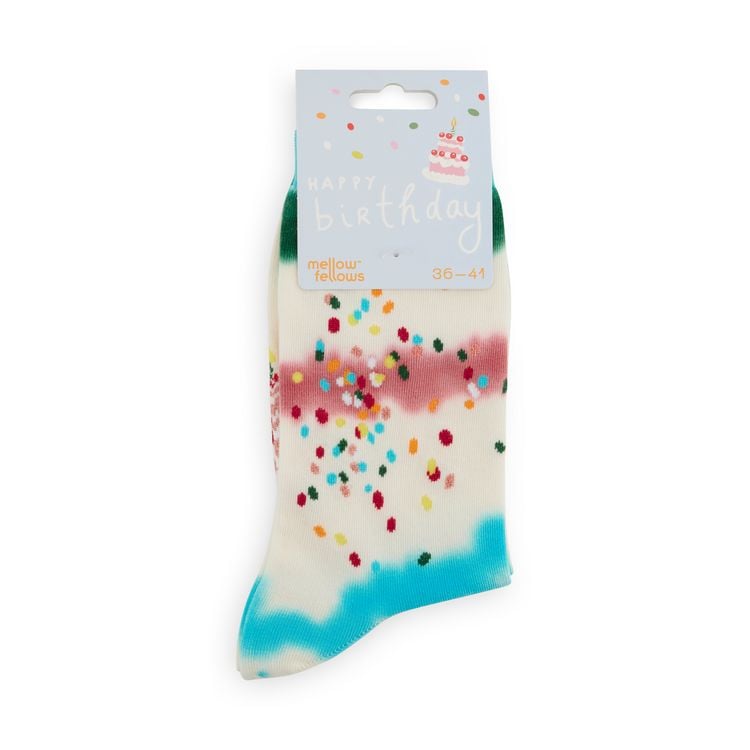 Produktbild: Socke "HappyBirthday" Gr. 36-41