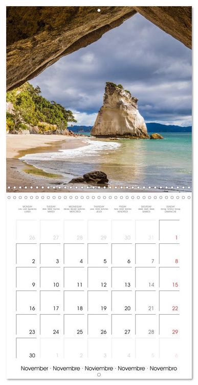 Produktbild: Adventure in Paradise &ndash; New Zealand&rsquo;s North Island (Wall Calendar 2026 12 &times; 12 Inch) CALVENDO 12 Month Wall Calendar
