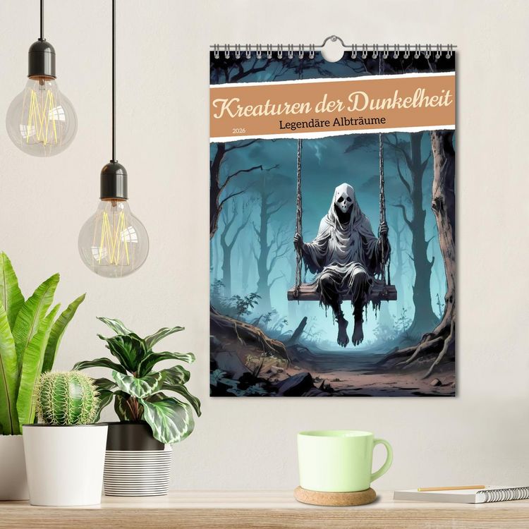 Produktbild: Kreaturen der Dunkelheit - Legend&auml;re Albtr&auml;ume (Wandkalender 2026 DIN A4 hoch), CALVENDO Monatskalender