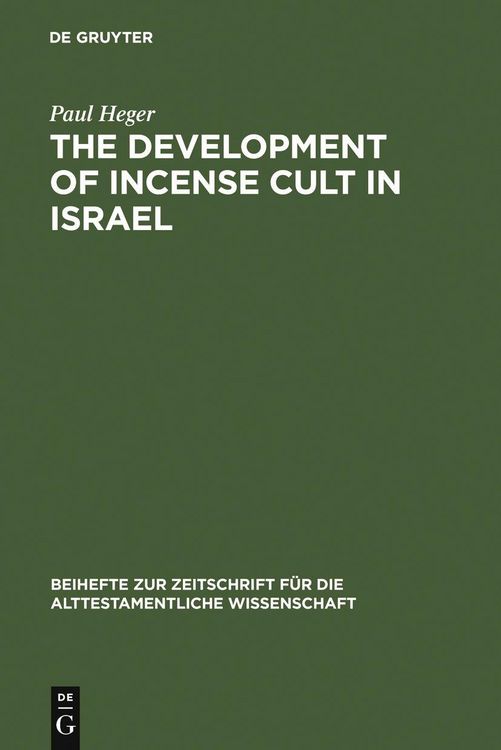 Produktbild: The Development of Incense Cult in Israel