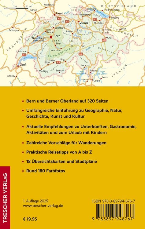 Produktbild: TRESCHER Reisef&uuml;hrer Bern und Berner Oberland