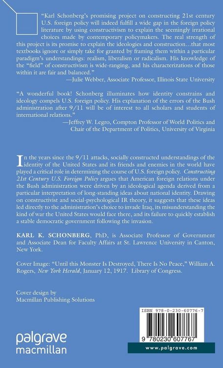 Produktbild: Constructing 21st Century U.S. Foreign Policy