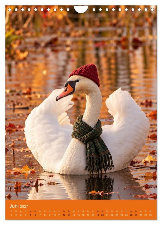 Produktbild: Goldener Herbst Eine tierische Fantasiewelt (Wandkalender 2027 DIN A4 hoch), CALVENDO Monatskalender