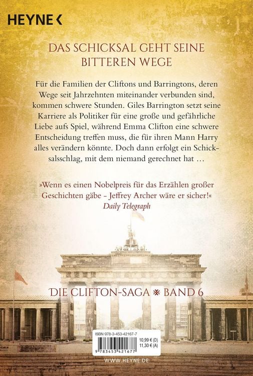Produktbild: M&ouml;ge die Stunde kommen / Clifton-Saga Band 6