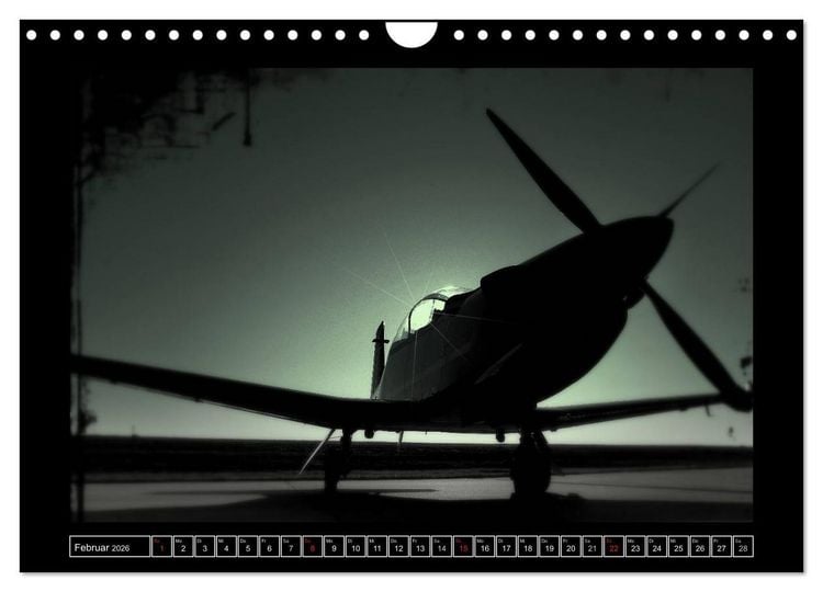 Produktbild: Farbe rund ums Flugzeug! (Wandkalender 2026 DIN A4 quer), CALVENDO Monatskalender