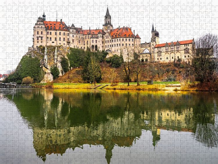 Produktbild: CALVENDO Puzzle Hohenzollernschloss Sigmaringen | 1000 Teile Lege-Gr&ouml;&szlig;e 64x48cm Foto-Puzzle f&uuml;r gl&uuml;ckliche Stunden