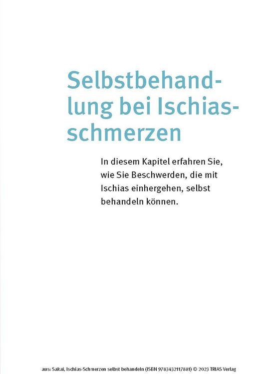 Produktbild: Ischias-Schmerzen selbst behandeln