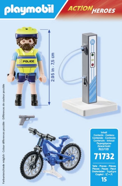 Produktbild: PLAYMOBIL 71732 Polizei Fahrradstreife