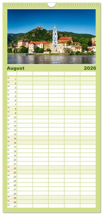 Produktbild: Familienplaner 2026 - Wundersch&ouml;nes &Ouml;sterreich mit 5 Spalten (Wandkalender, 21 x 45 cm) CALVENDO