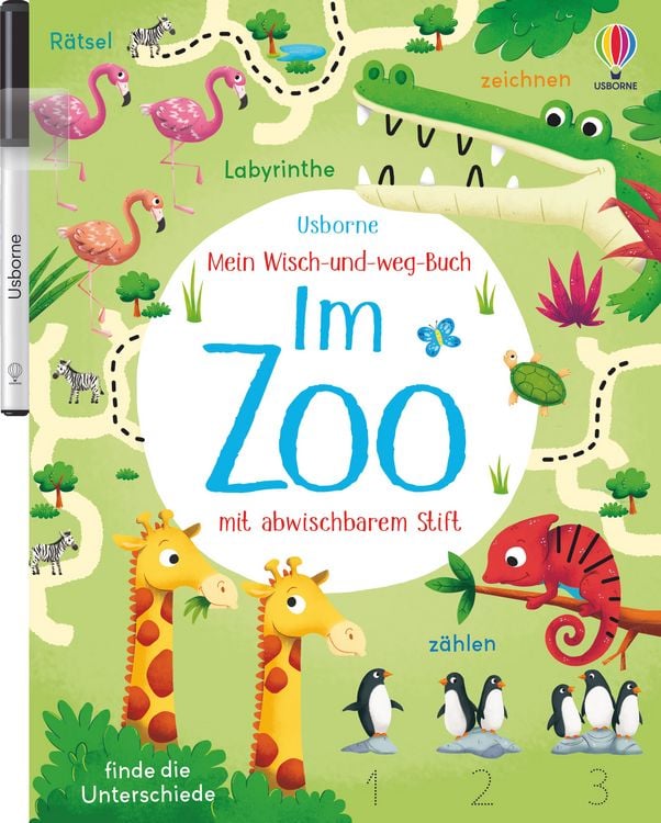 Produktbild: Mein Wisch-und-weg-Buch: Im Zoo