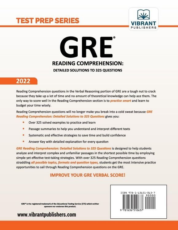 Produktbild: GRE Reading Comprehension
