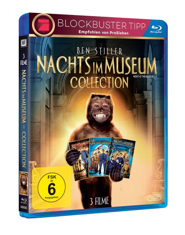 Produktbild: Nachts im Museum 1-3 [3 BRs]
