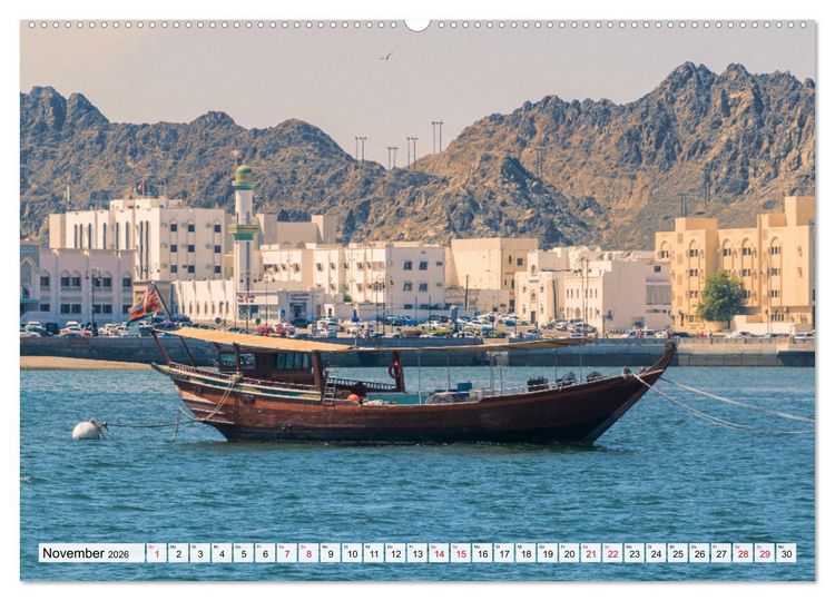 Produktbild: Faszinierender Oman (Wandkalender 2026 DIN A2 quer), CALVENDO Monatskalender
