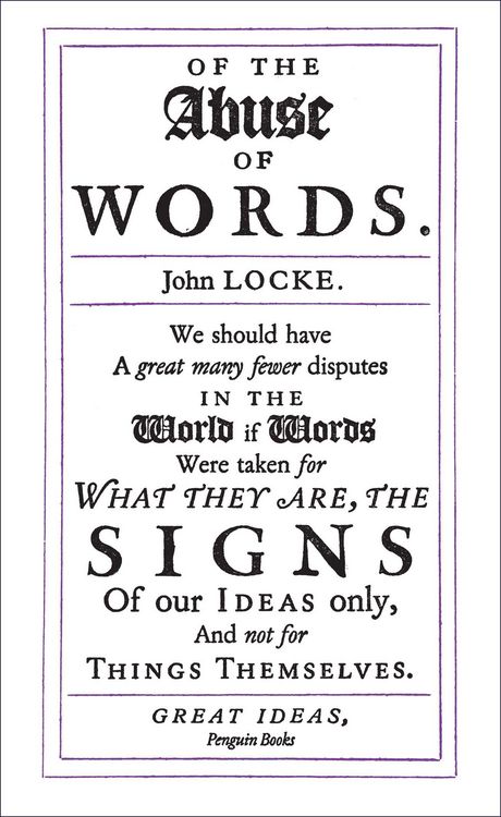 Produktbild: Of the Abuse of Words