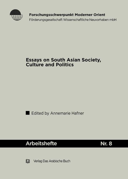 Produktbild: Essays on South Asian Society, Culture and Politics (I)