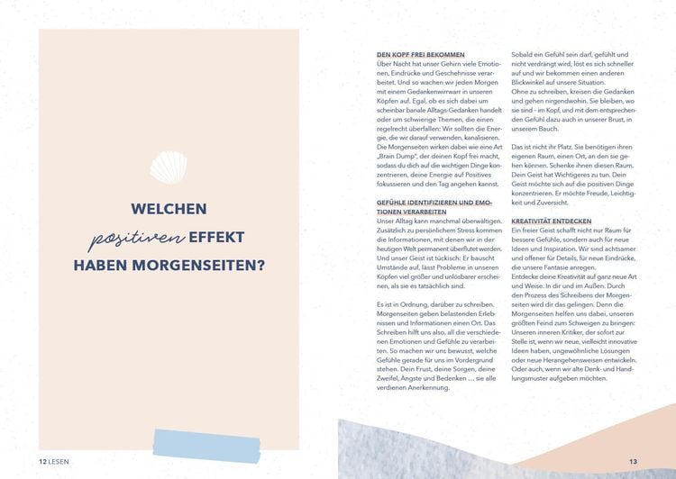 Produktbild: Meine Morgenseiten – Das gestaltete Tagebuch zum Eintragen