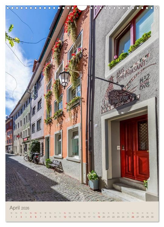 Produktbild: MEERSBURG UND KONSTANZ Historie am Bodensee (Wandkalender 2026 DIN A3 hoch), CALVENDO Monatskalender