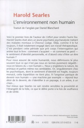 Produktbild: L'environnement non humain