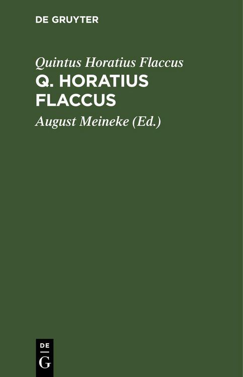Produktbild: Q. Horatius Flaccus
