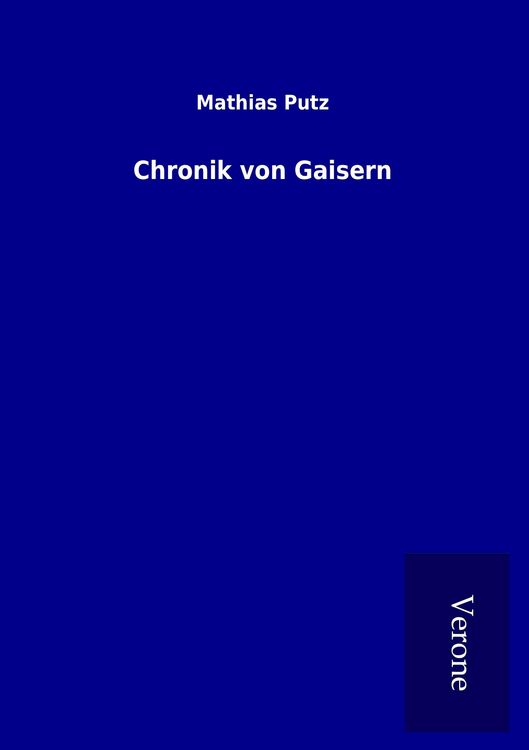 Produktbild: Chronik von Gaisern