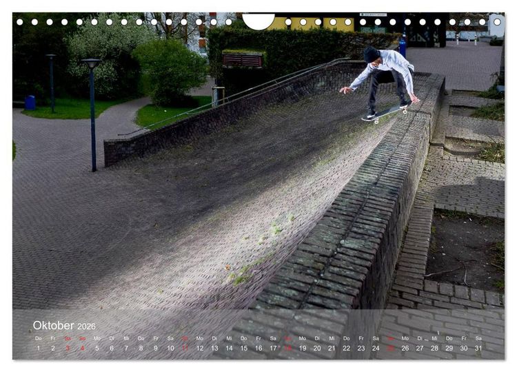 Produktbild: THIS IS SKATEBOARDING 2026 (Wandkalender 2026 DIN A4 quer), CALVENDO Monatskalender