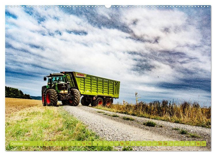 Produktbild: Landwirtschaft - Maisernte (hochwertiger Premium Wandkalender 2027 DIN A2 quer), Kunstdruck in Hochglanz