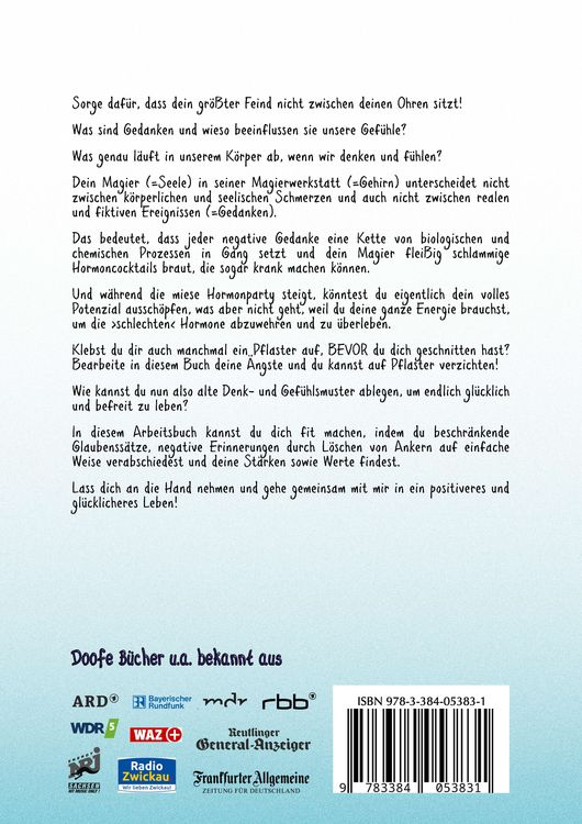 Produktbild: Gedankendoof - Das Arbeitsbuch - Die Macht der Gedanken: Wie du negative Denk- und Gef&uuml;hlsmuster durchbrichst, dein Selbstwertgef&uuml;hl aufbaust und ein gl&uuml;ckliches Leben erschaffst