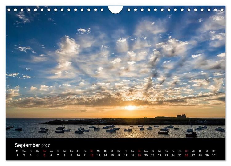 Produktbild: Faszination Meer und Wolken (Wandkalender 2027 DIN A4 quer), CALVENDO Monatskalender