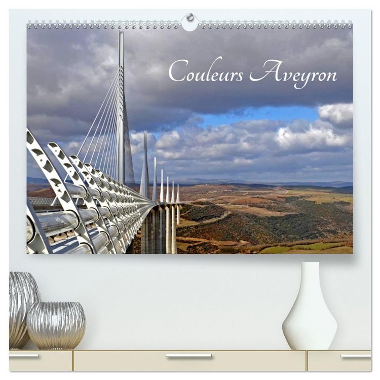 Produktbild: Couleurs Aveyron (Calendrier mural 2026 DIN A2 vertical) calendrier de bureau