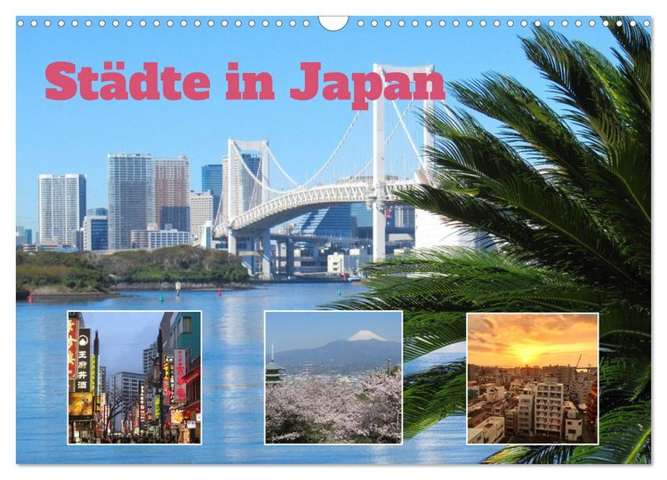 Produktbild: St&auml;dte in Japan (Wandkalender 2027 DIN A3 quer), CALVENDO Monatskalender