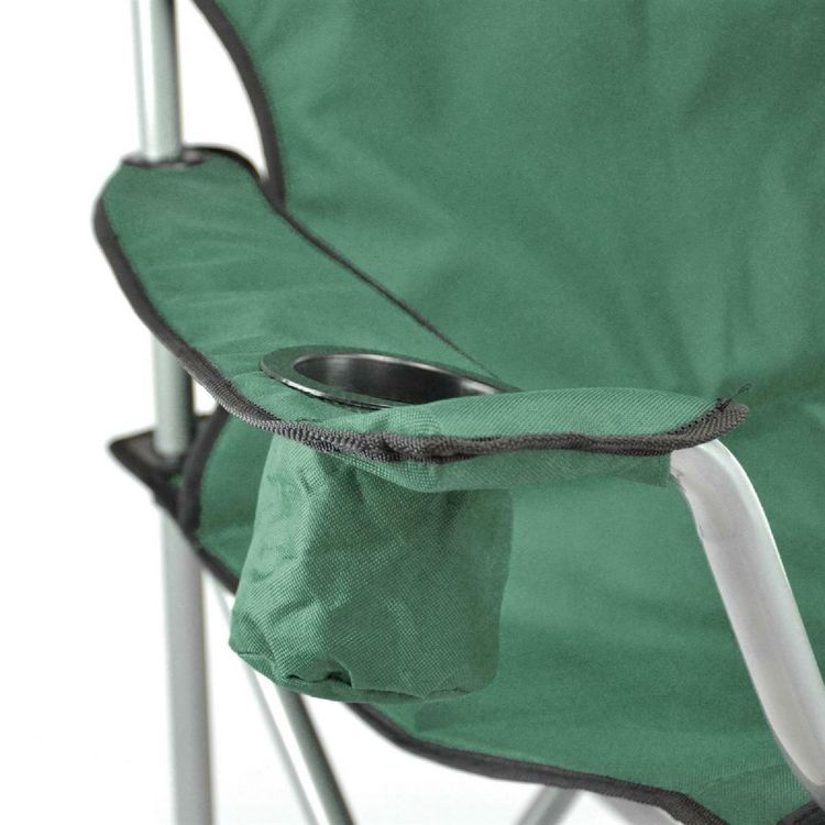 Produktbild: XL Angelstuhl Getr&auml;nkehalter Campingstuhl klappbar