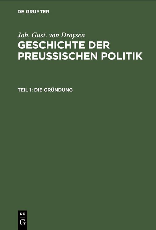 Produktbild: Die Gr&uuml;ndung