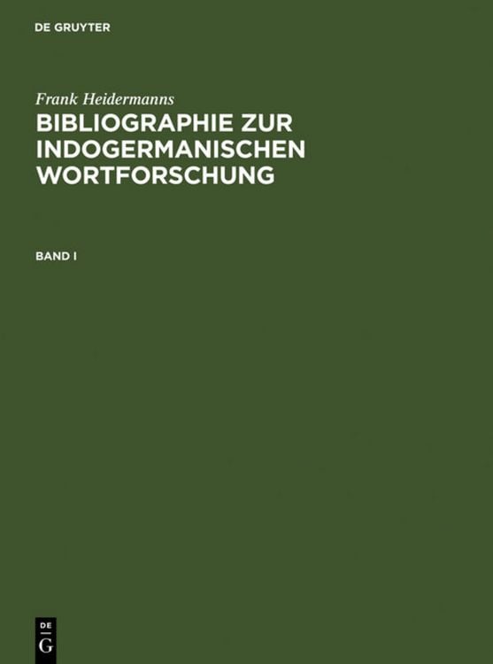 Produktbild: Bibliographie zur indogermanischen Wortforschung 3 Bde.