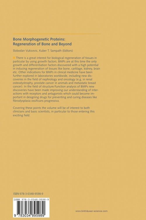 Produktbild: Bone Morphogenetic Proteins: Regeneration of Bone and Beyond