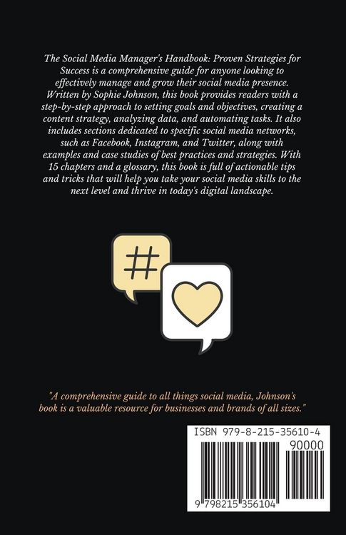 Produktbild: The Social Media Manager's Handbook