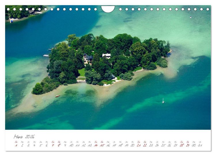 Produktbild: Das F&uuml;nf-Seen-Land Oberbayern (Wandkalender 2026 DIN A4 quer), CALVENDO Monatskalender