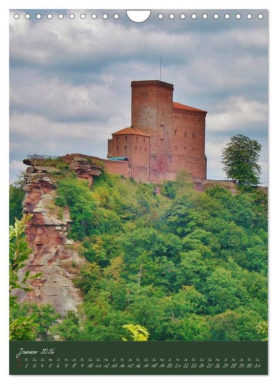 Produktbild: Verwunschene S&uuml;dpfalz (Wandkalender 2026 DIN A4 hoch), CALVENDO Monatskalender