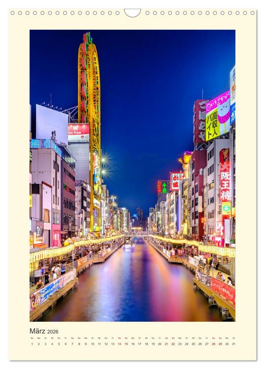 Produktbild: Japan - Moderne mit Religion (Wandkalender 2026 DIN A3 hoch), CALVENDO Monatskalender