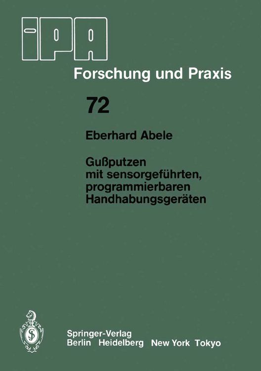 Produktbild: Gu&szlig;putzen mit sensorgef&uuml;hrten, programmierbaren Handhabungsger&auml;ten