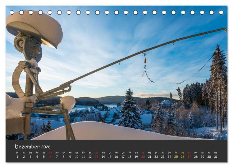 Produktbild: Schluchsee Naturpark S&uuml;dschwarzwald (Tischkalender 2026 DIN A5 quer), CALVENDO Monatskalender