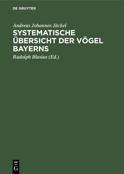 Produktbild: Systematische &Uuml;bersicht der V&ouml;gel Bayerns
