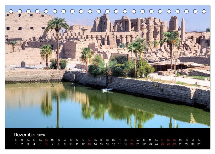 Produktbild: &Auml;gypten (Tischkalender 2026 DIN A5 quer), CALVENDO Monatskalender