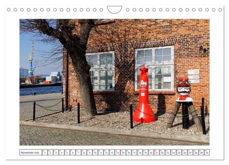 Produktbild: Unser sch&ouml;nes Wismar (Wandkalender 2026 DIN A4 quer), CALVENDO Monatskalender
