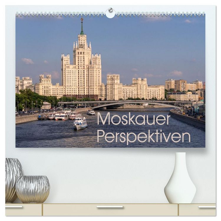Produktbild: Moskauer Perspektiven (hochwertiger Premium Wandkalender 2026 DIN A2 quer), Kunstdruck in Hochglanz