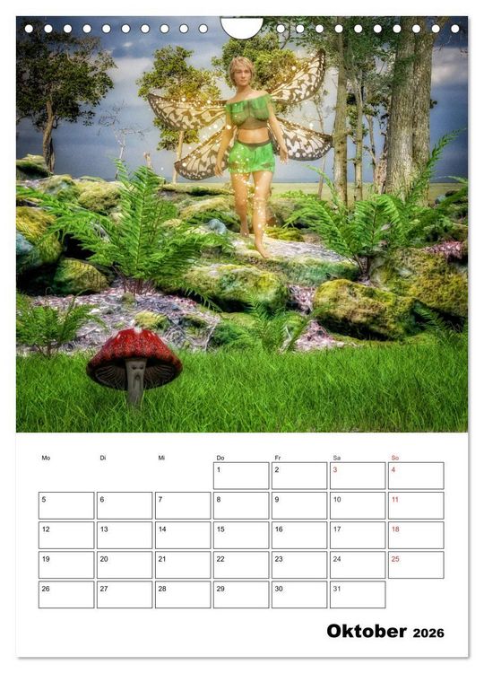 Produktbild: Im Land der imagin&auml;ren Feen (Wandkalender 2026 DIN A4 hoch), CALVENDO Monatskalender