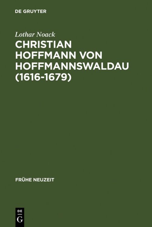 Produktbild: Christian Hoffmann von Hoffmannswaldau (1616-1679)